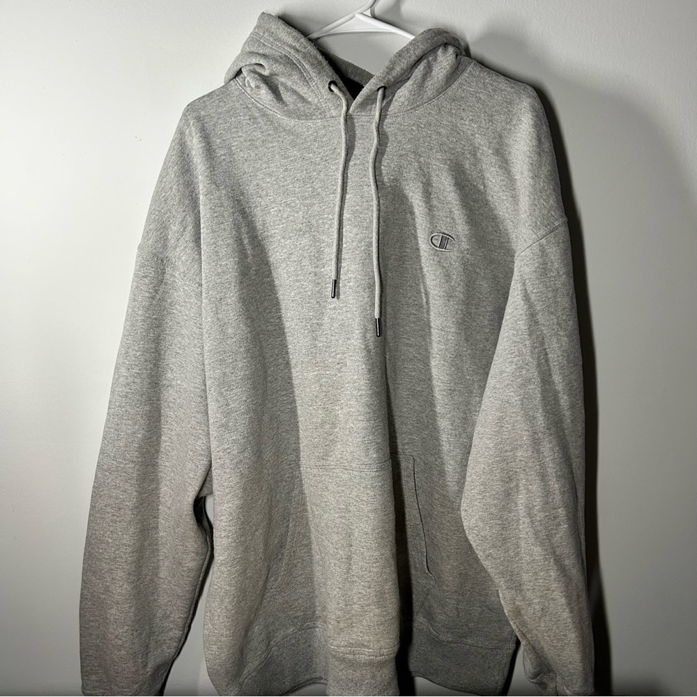Champion Light Gray Hoodie